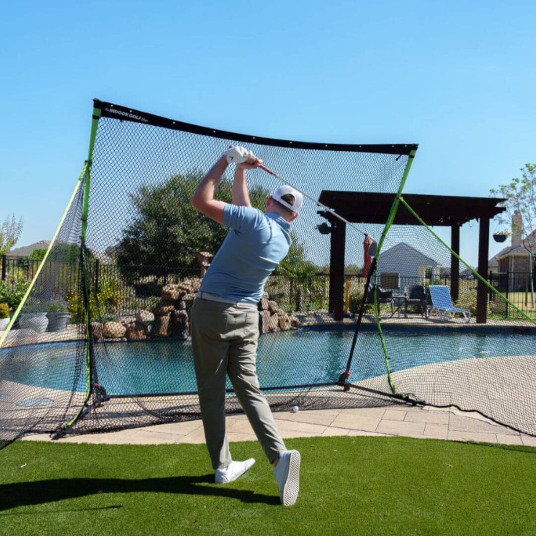 Bushnell Launch Pro Circle B Edition Golf Net Practice Bundle - Image 9