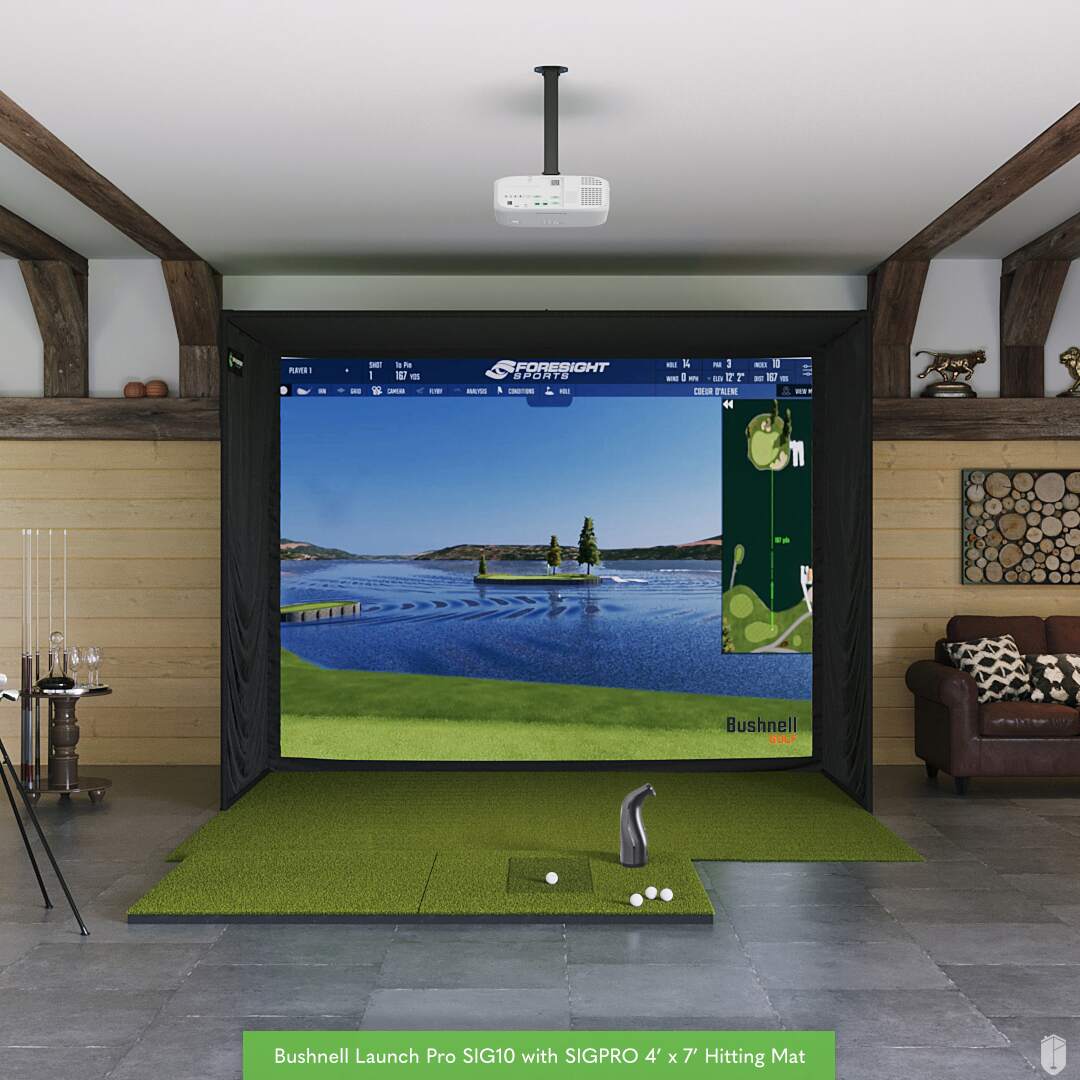 Bushnell Launch Pro Circle B Edition SIG10 Golf Simulator Package - Image 4