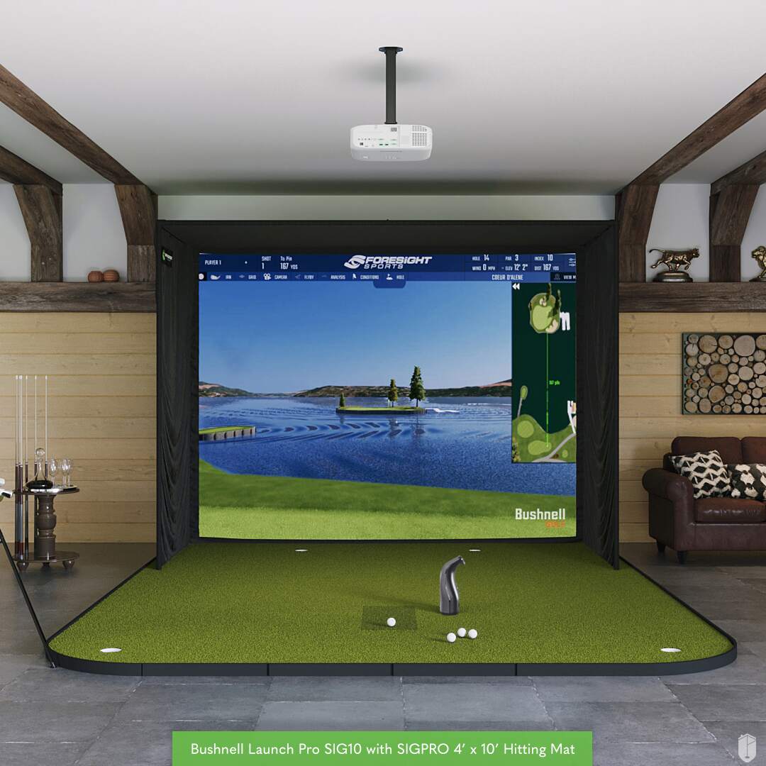 Bushnell Launch Pro Circle B Edition SIG10 Golf Simulator Package - Image 5