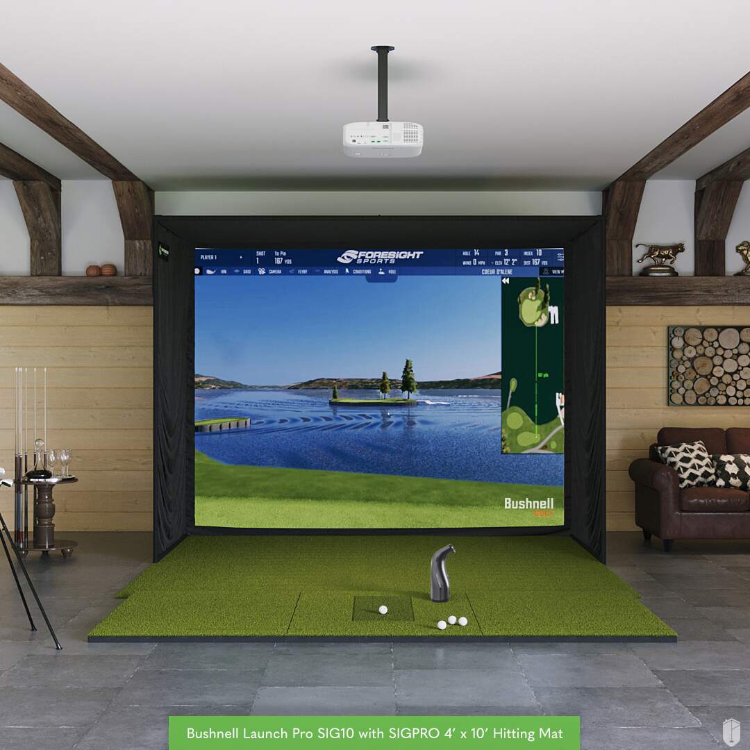 Bushnell Launch Pro Circle B Edition SIG10 Golf Simulator Package - Image 6