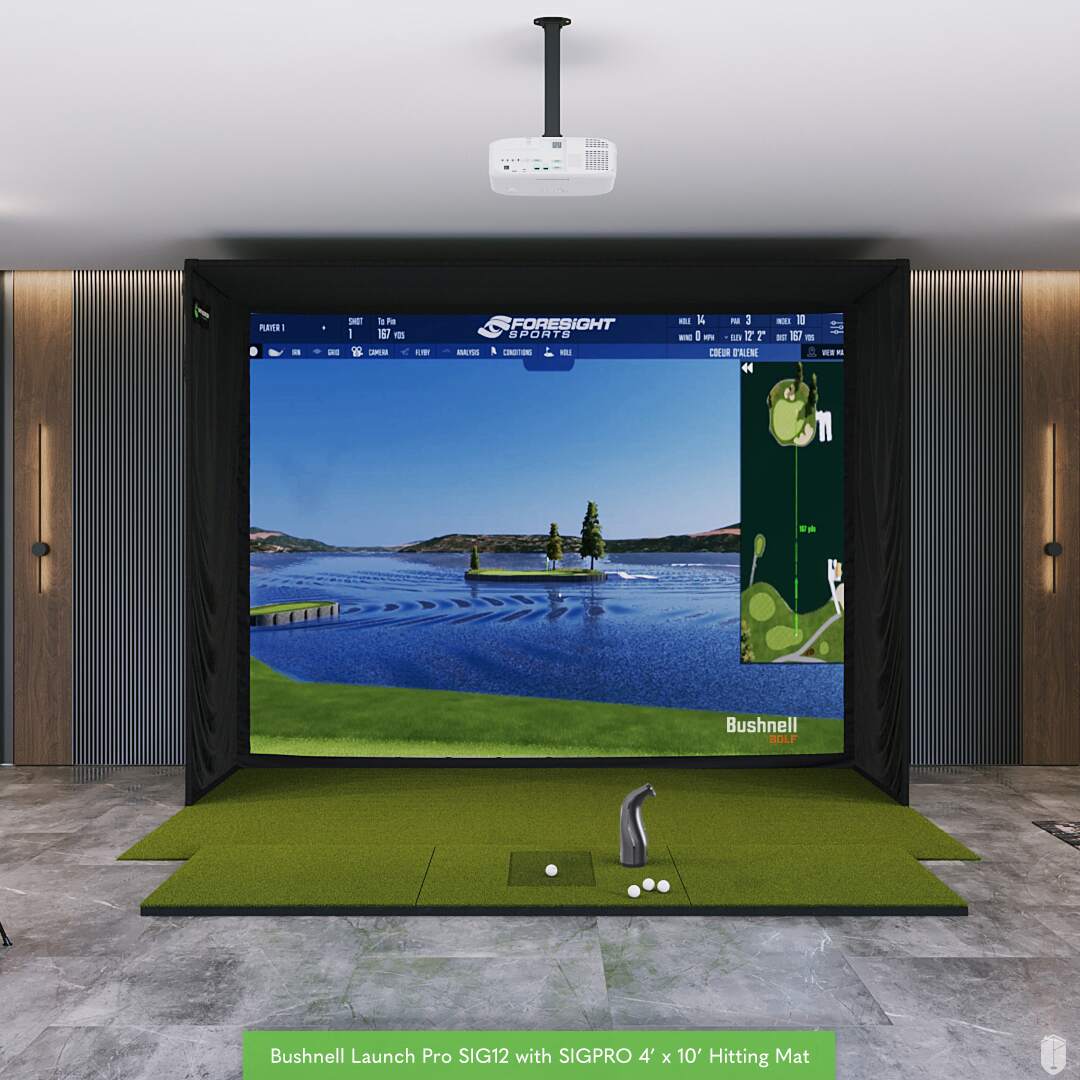 Bushnell Launch Pro Circle B Edition SIG12 Golf Simulator Package - Image 3