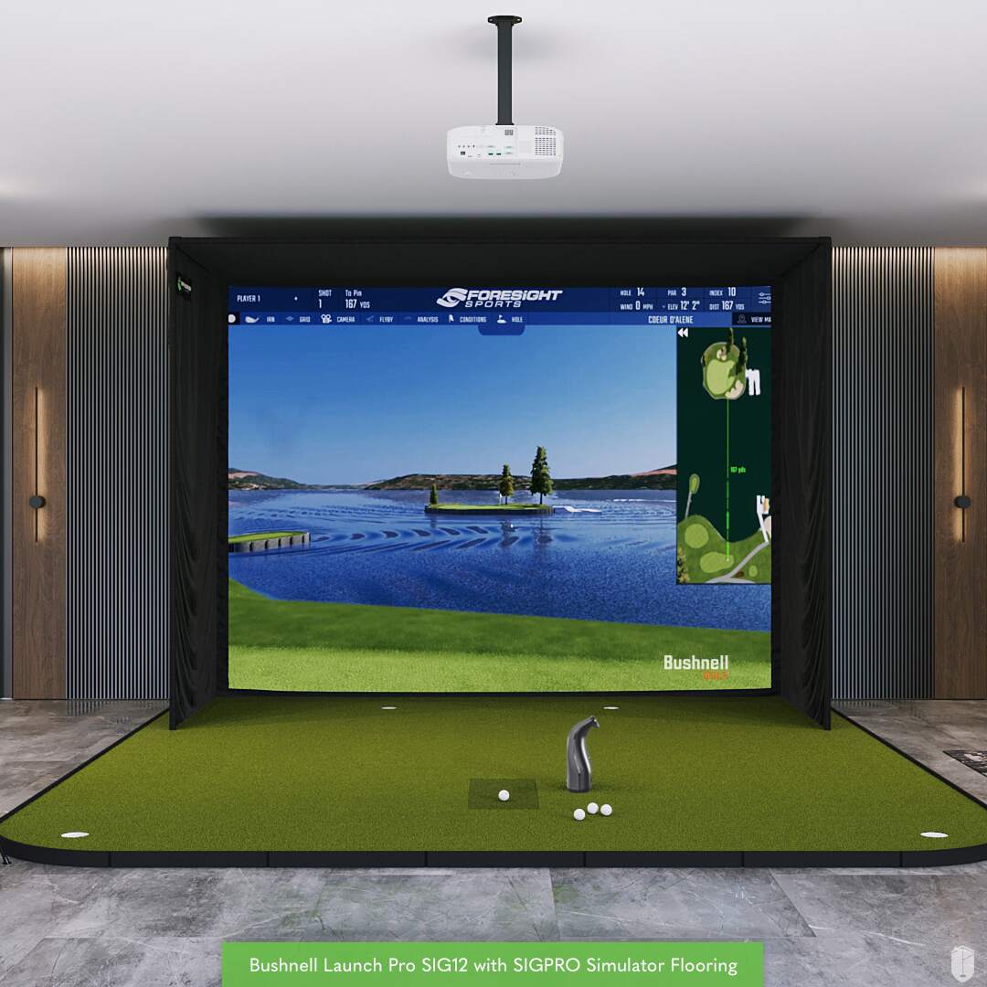 Bushnell Launch Pro Circle B Edition SIG12 Golf Simulator Package - Image 4