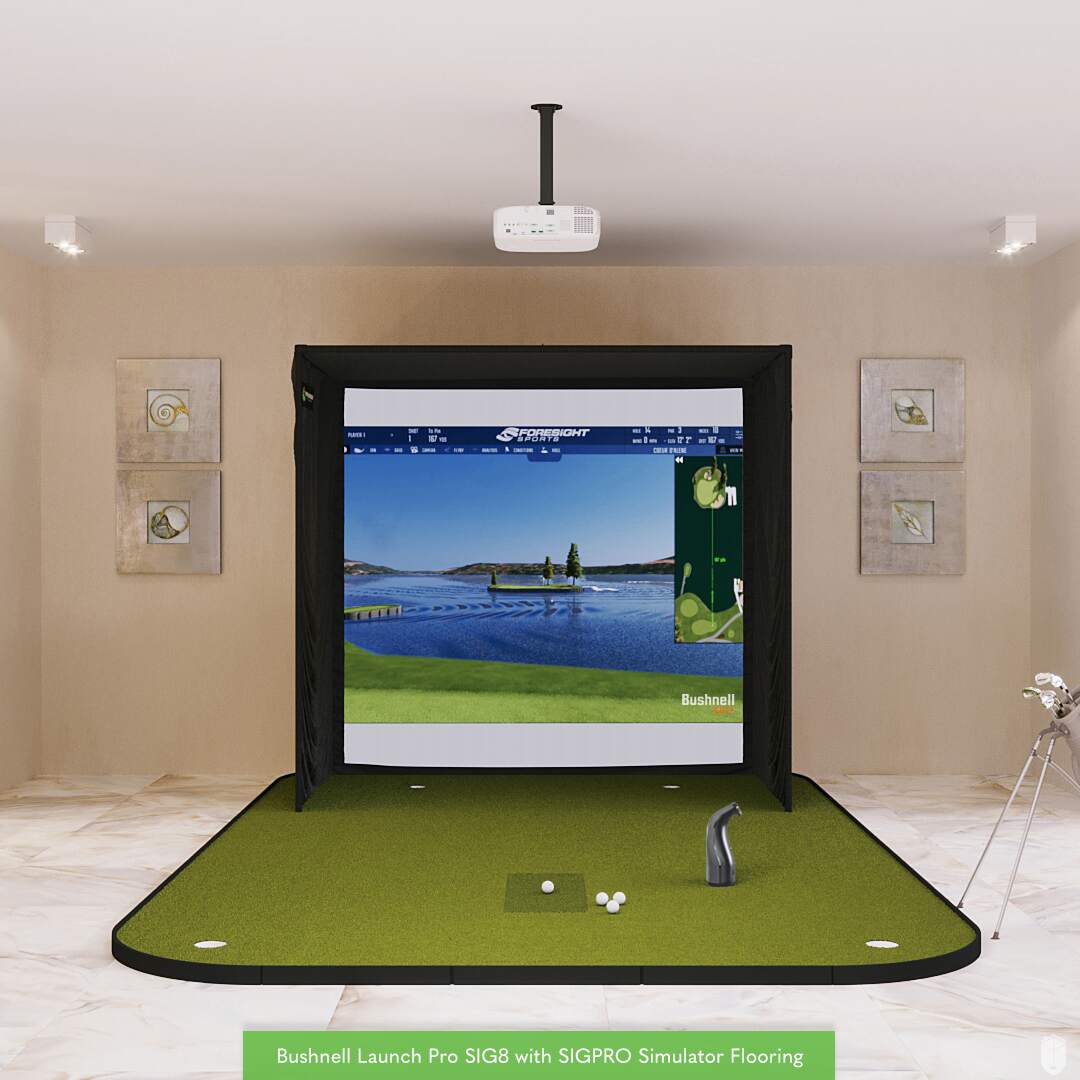 Bushnell Launch Pro Circle B Edition SIG8 Golf Simulator Package - Image 3