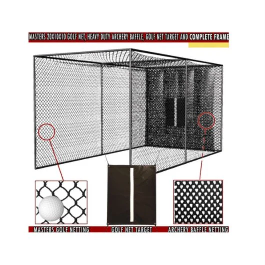 Cimarron Masters Golf Net Enclosure With Complete Frame - Image 3