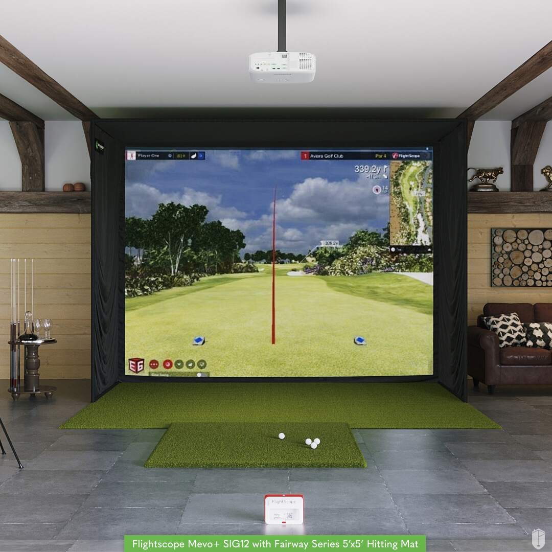 FlightScope Mevo+ SIG12 Golf Simulator Package - Image 4