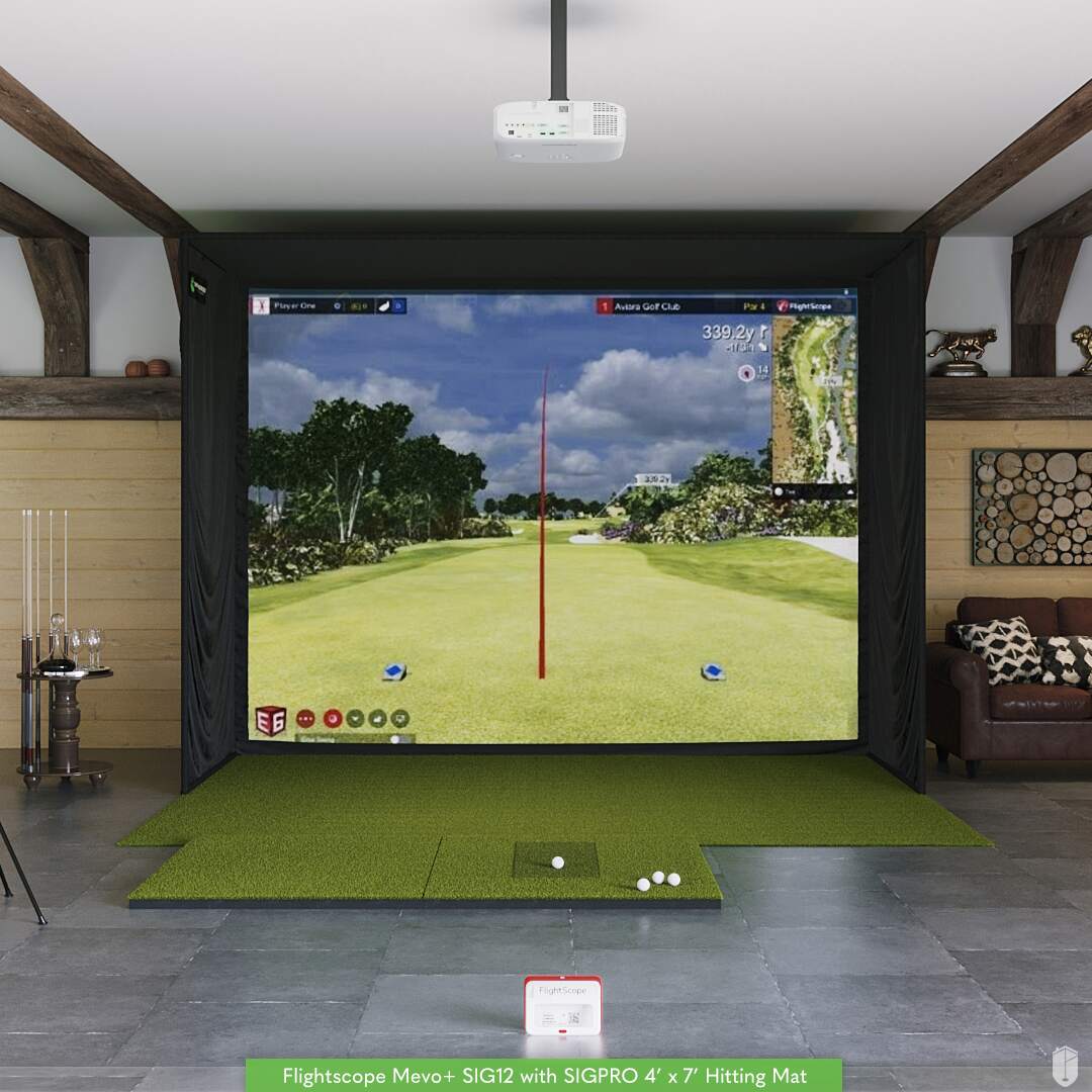 FlightScope Mevo+ SIG12 Golf Simulator Package - Image 5