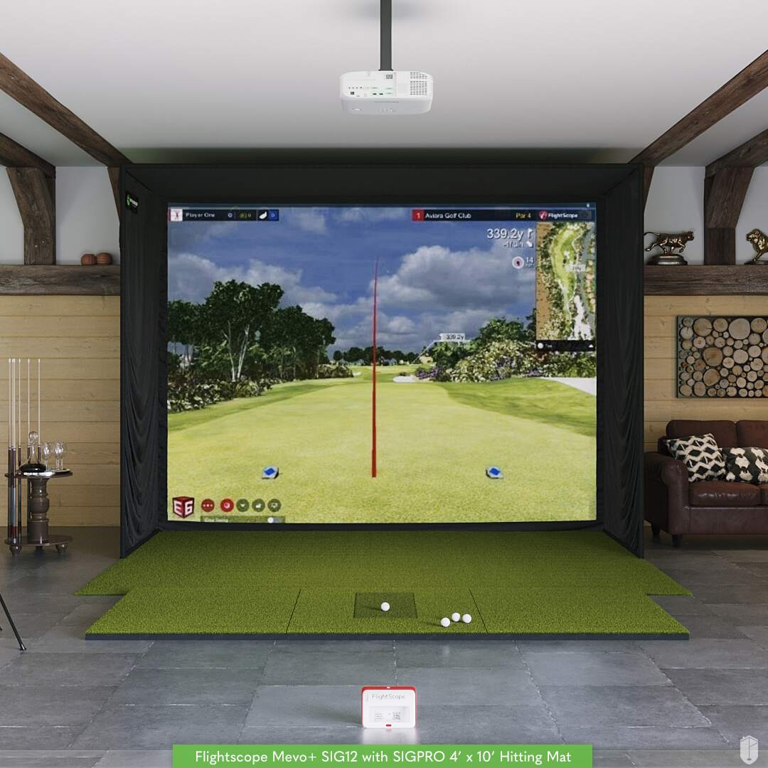 FlightScope Mevo+ SIG12 Golf Simulator Package - Image 6