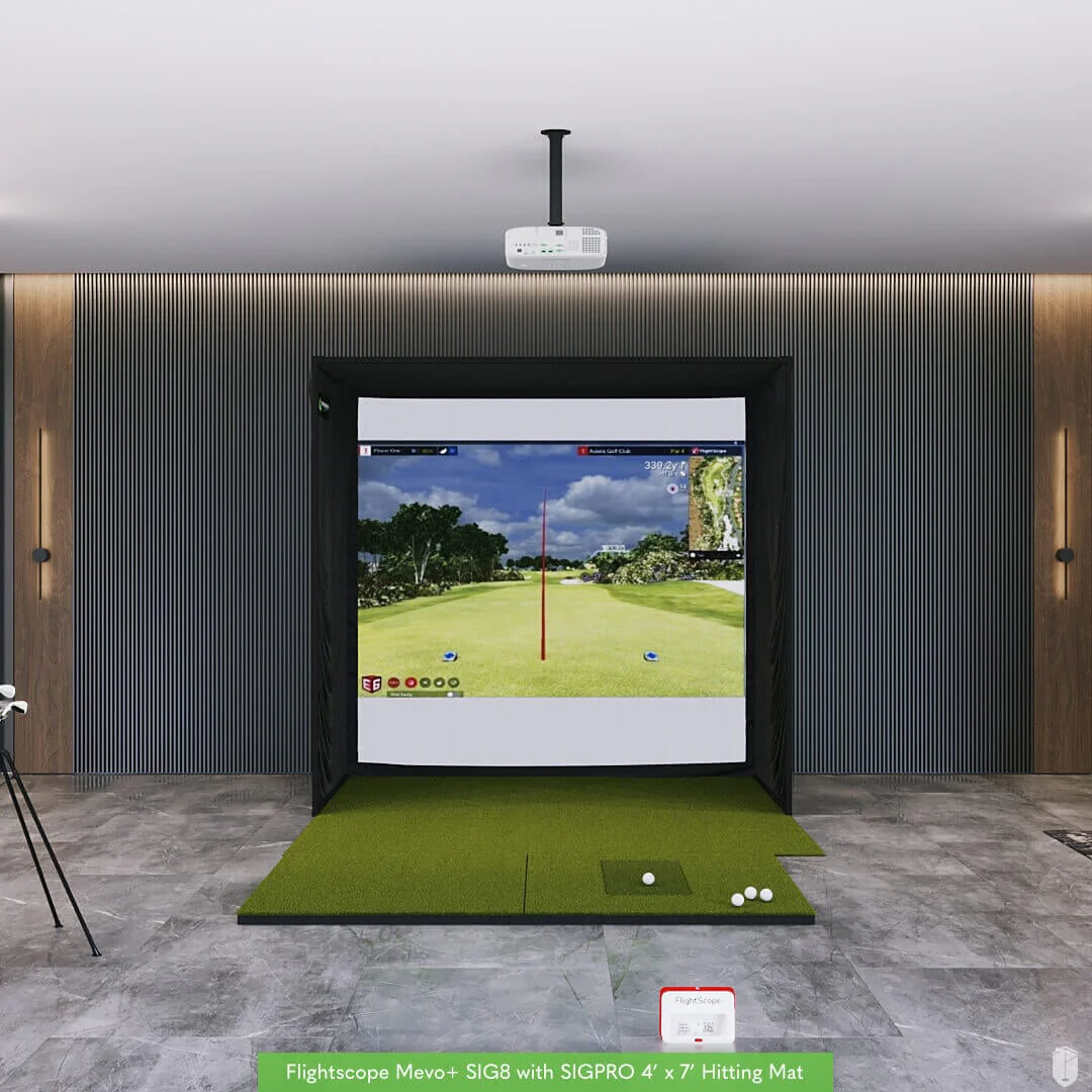 FlightScope Mevo+ SIG8 Golf Simulator Package - Image 3