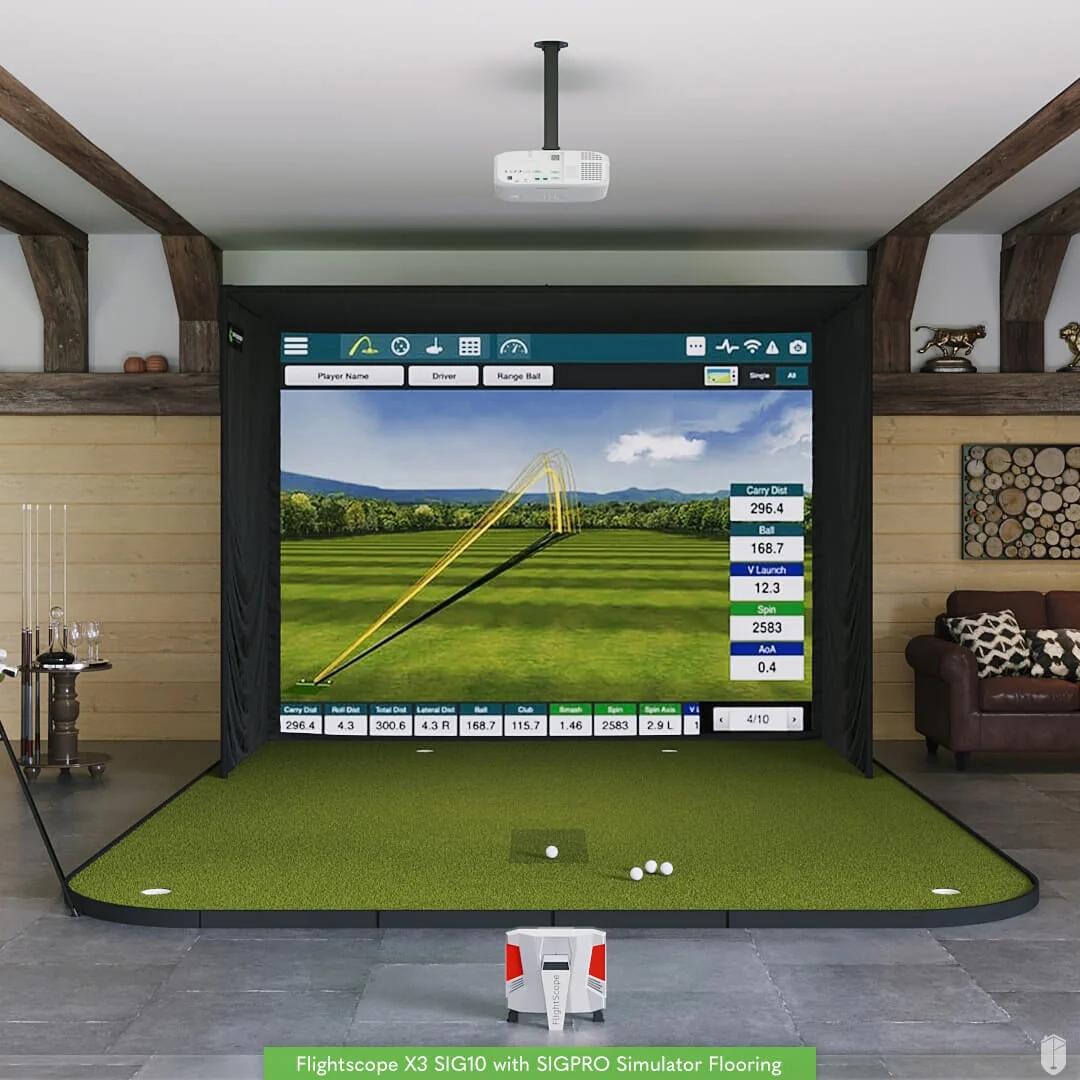 FlightScope X3C SIG10 Golf Simulator Package - Image 4