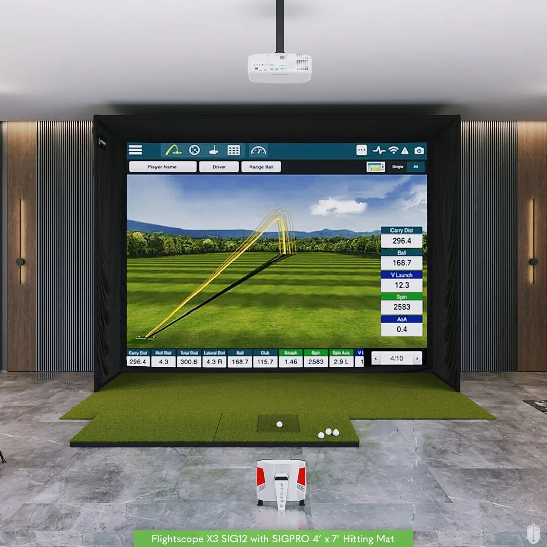 FlightScope X3C SIG12 Golf Simulator Package - Image 3