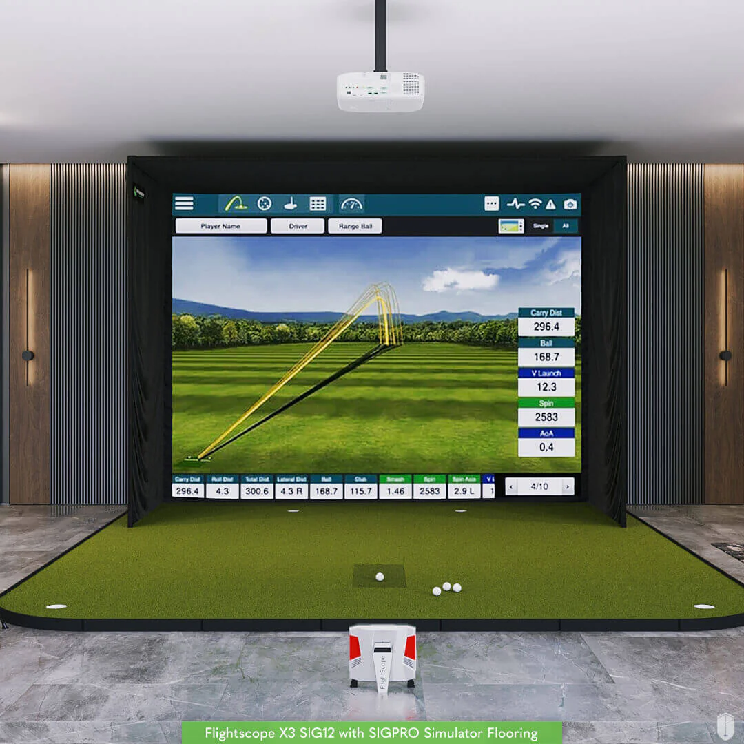 FlightScope X3C SIG12 Golf Simulator Package - Image 4