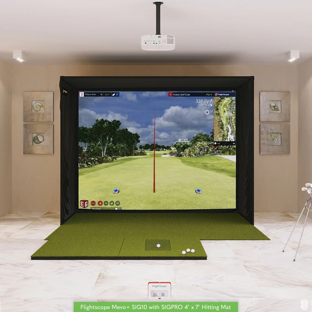 Flightscope Mevo+ SIG10 Golf Simulator Package - Image 5
