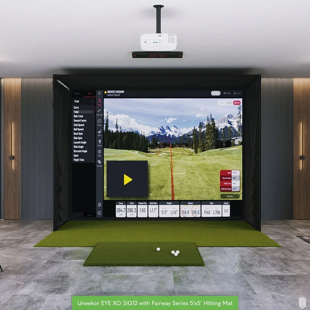 Uneekor EYE XO SIG12 Golf Simulator Package - Image 4