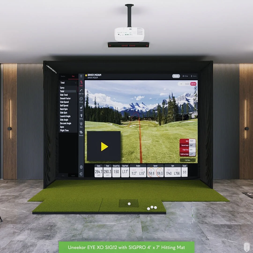 Uneekor EYE XO SIG12 Golf Simulator Package - Image 5